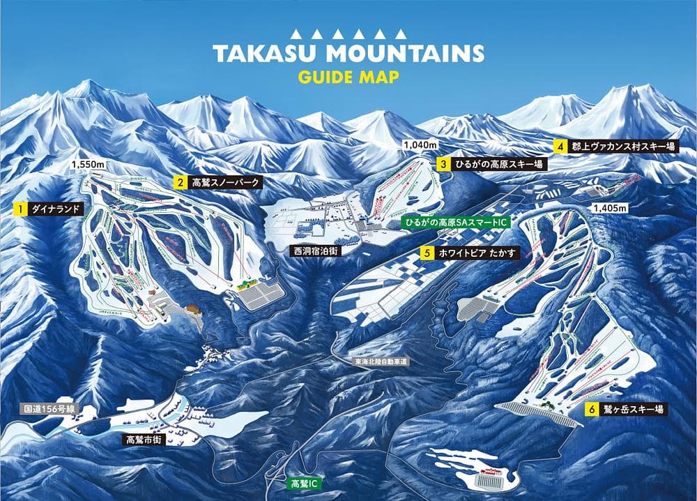 Dynaland trail map