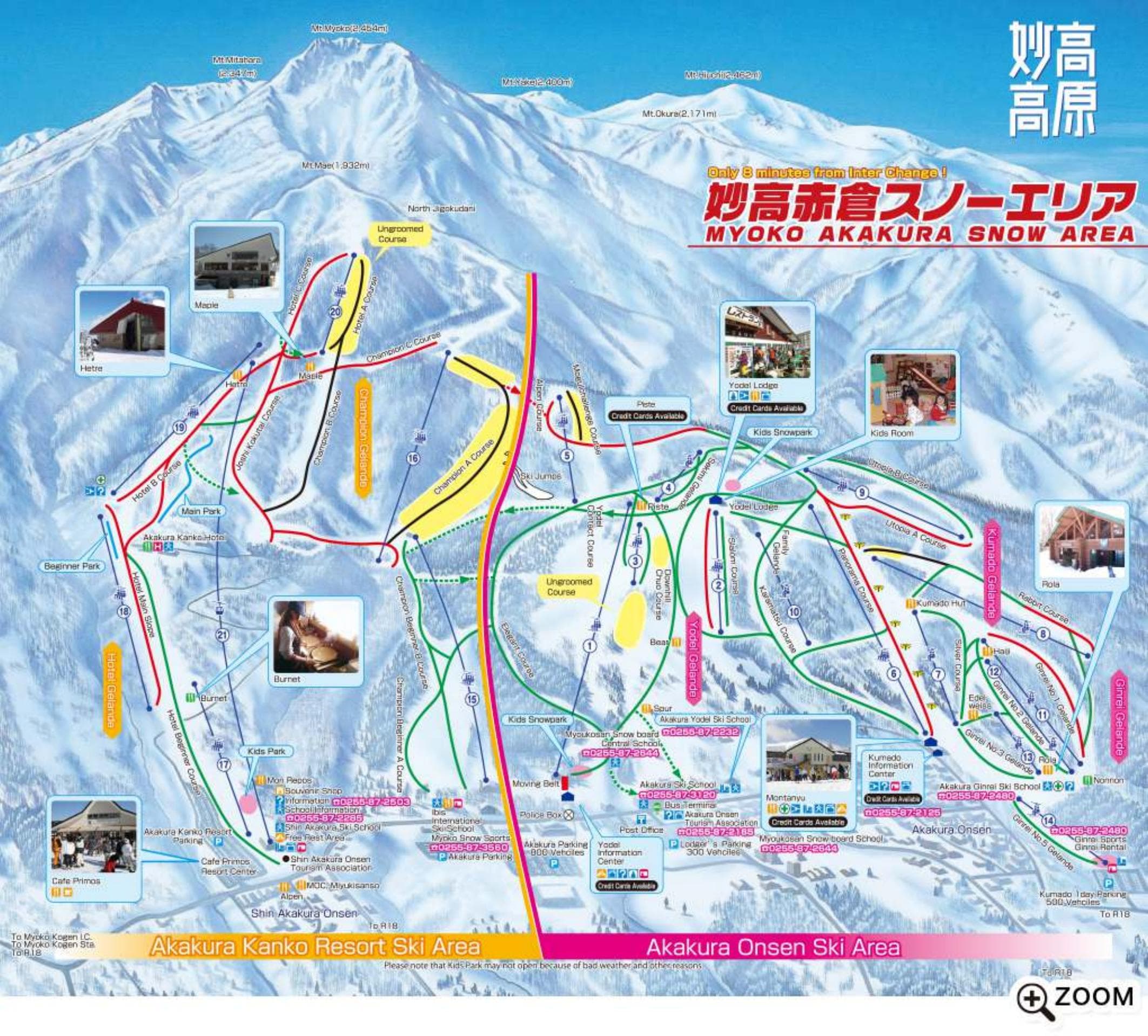 Itoigawa Seaside Valley trail map