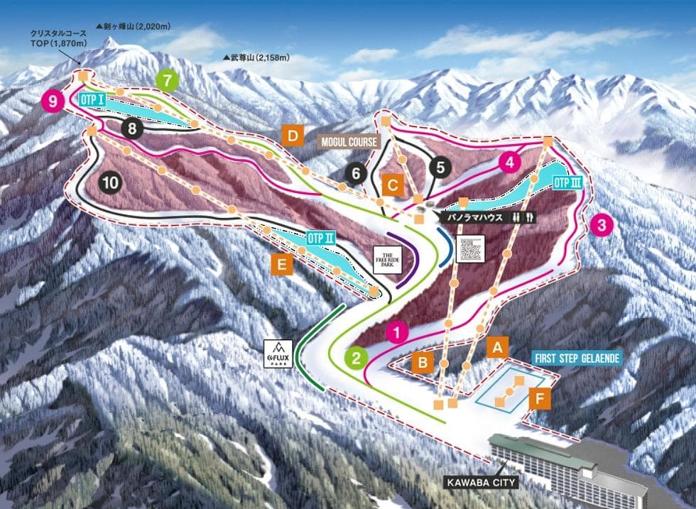 Kawaba Ski Resort trail map