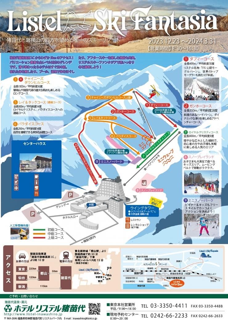 Listel Ski Fantasia trail map