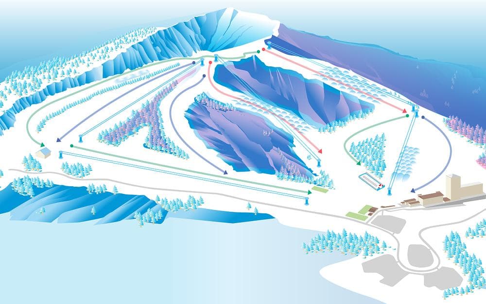 NASPA Ski Garden trail map